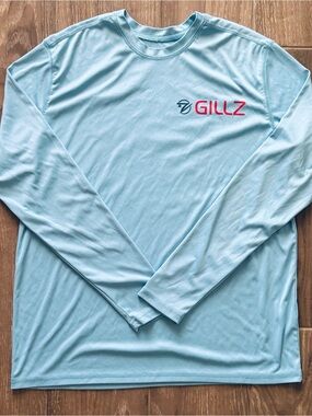 GILLZ Light Blue Performance Crew Neck Shirt